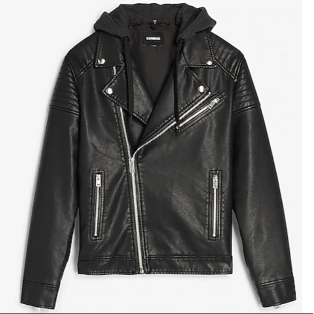 Men’s black Jacket size L Express